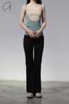 SWAYING/KNIT Contrasting Silk Tank Top SW23SS1T30 Dark Blue/Apricot ps59